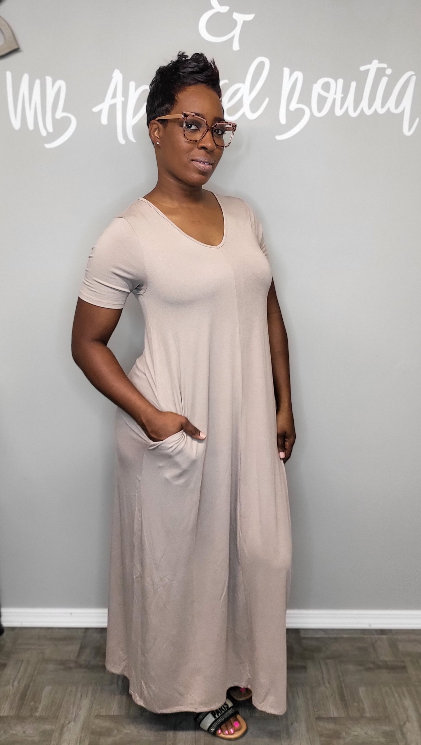 Mocha Maxi Dress