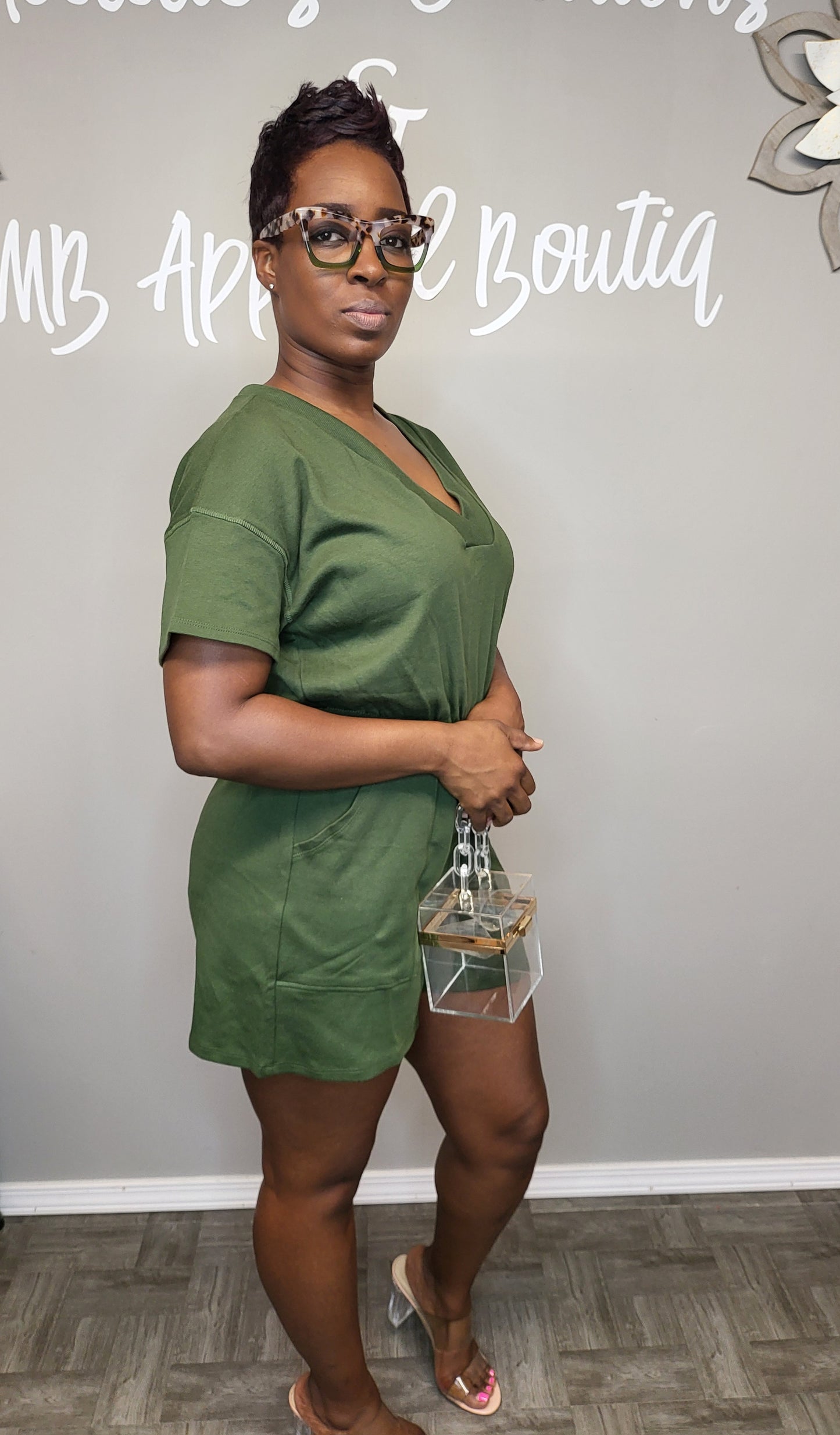 So Sophisticated Jumper Army Green