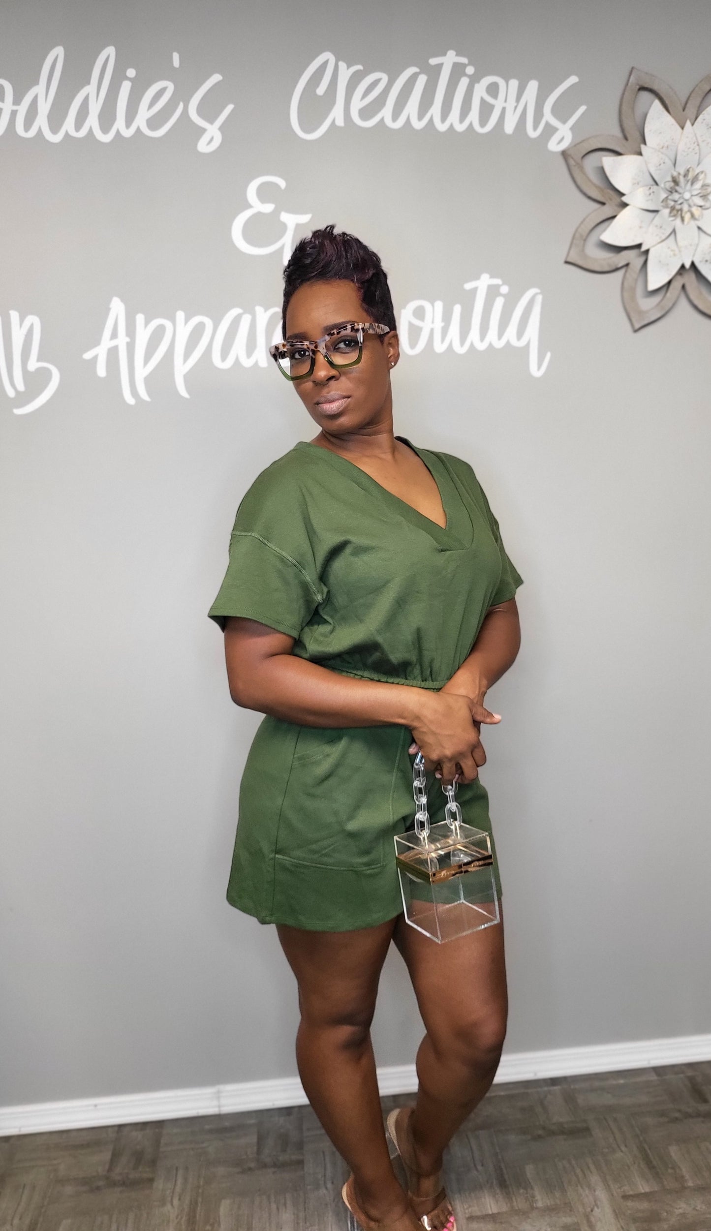 So Sophisticated Jumper Army Green