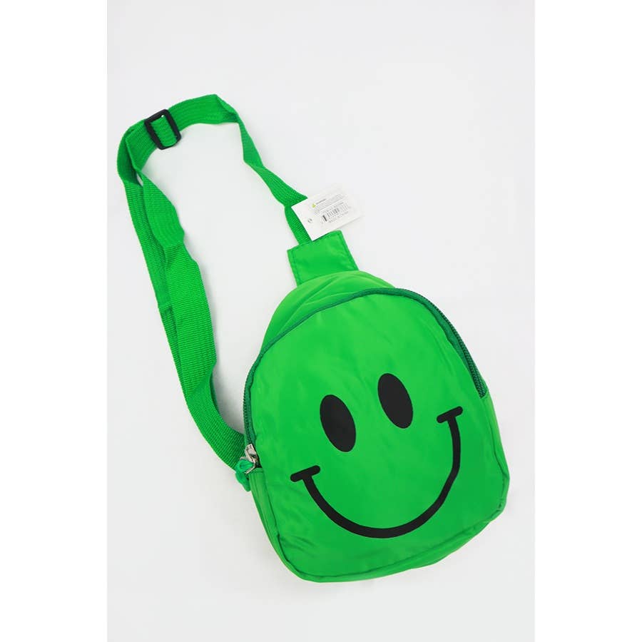 Kids Happy Face Sling Bag