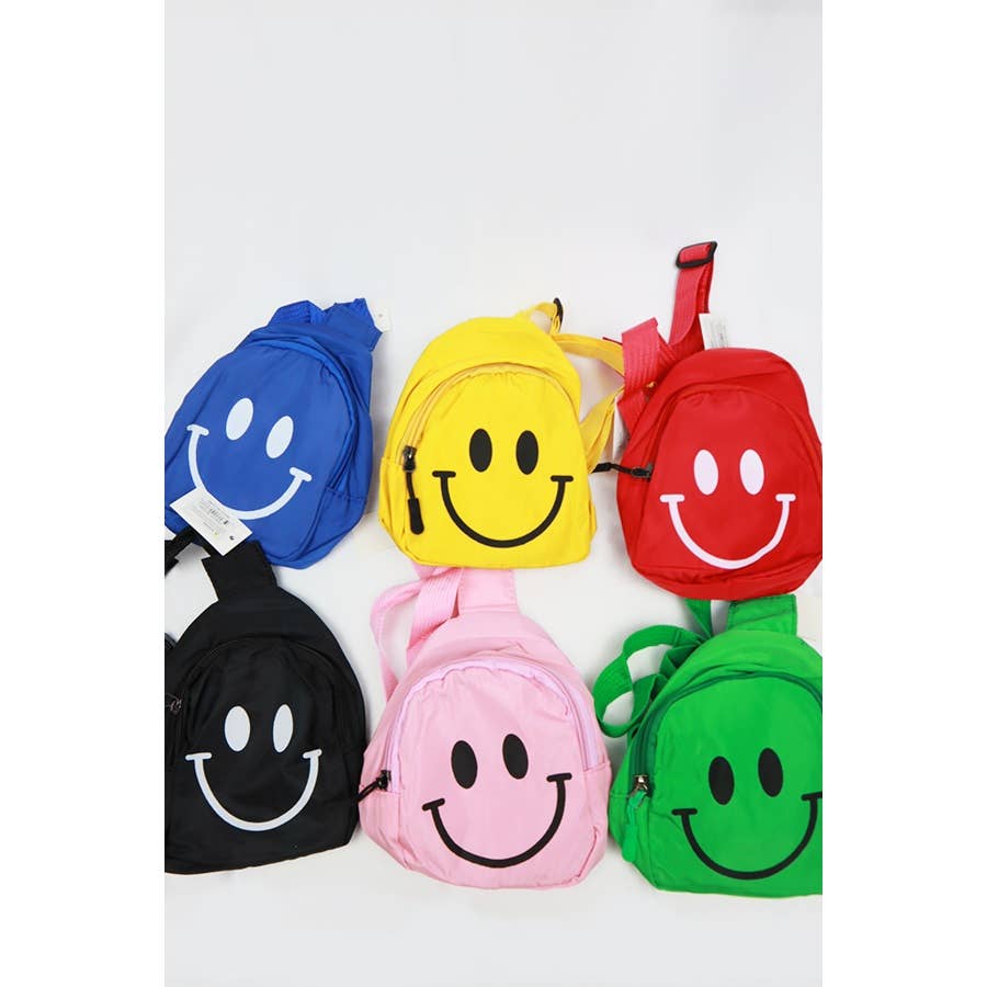 Kids Happy Face Sling Bag