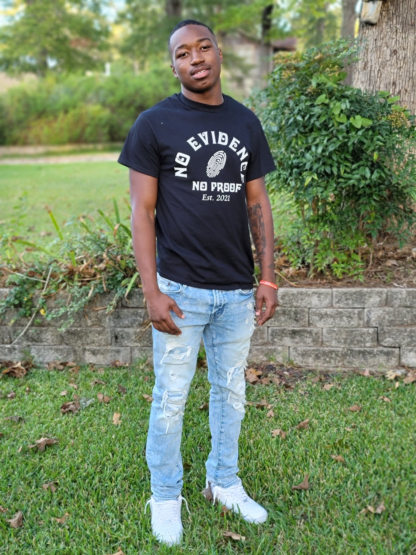 Men No Evidence Tshirt